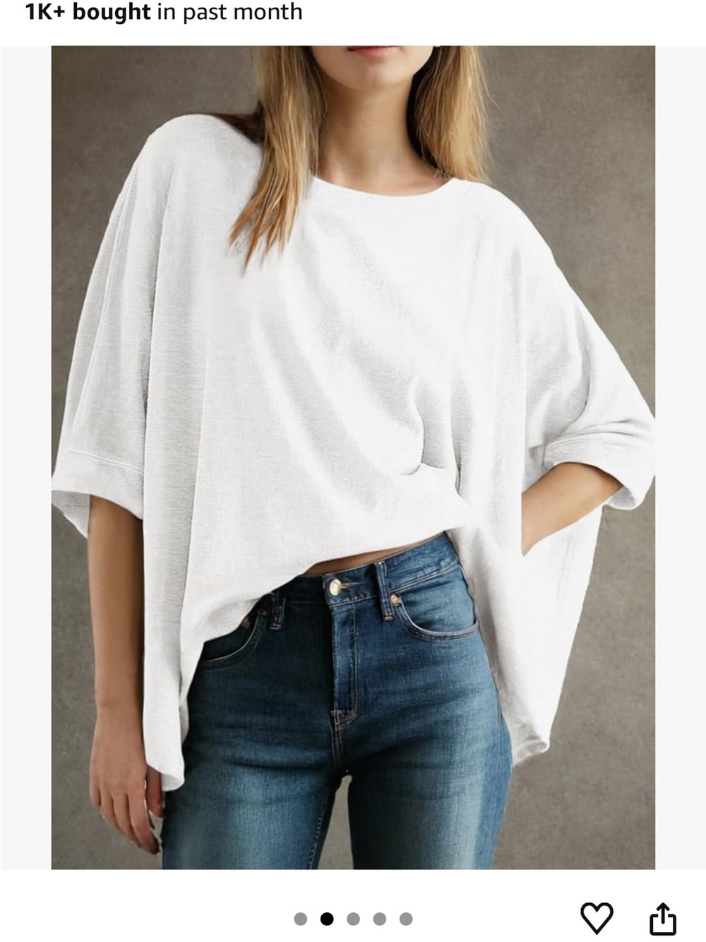 Dokotoo basic oversized t shirt